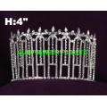 Vente en gros Pageant Party Star Sparkling Crystal Tiara Crown